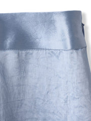 サテンフレアースカート