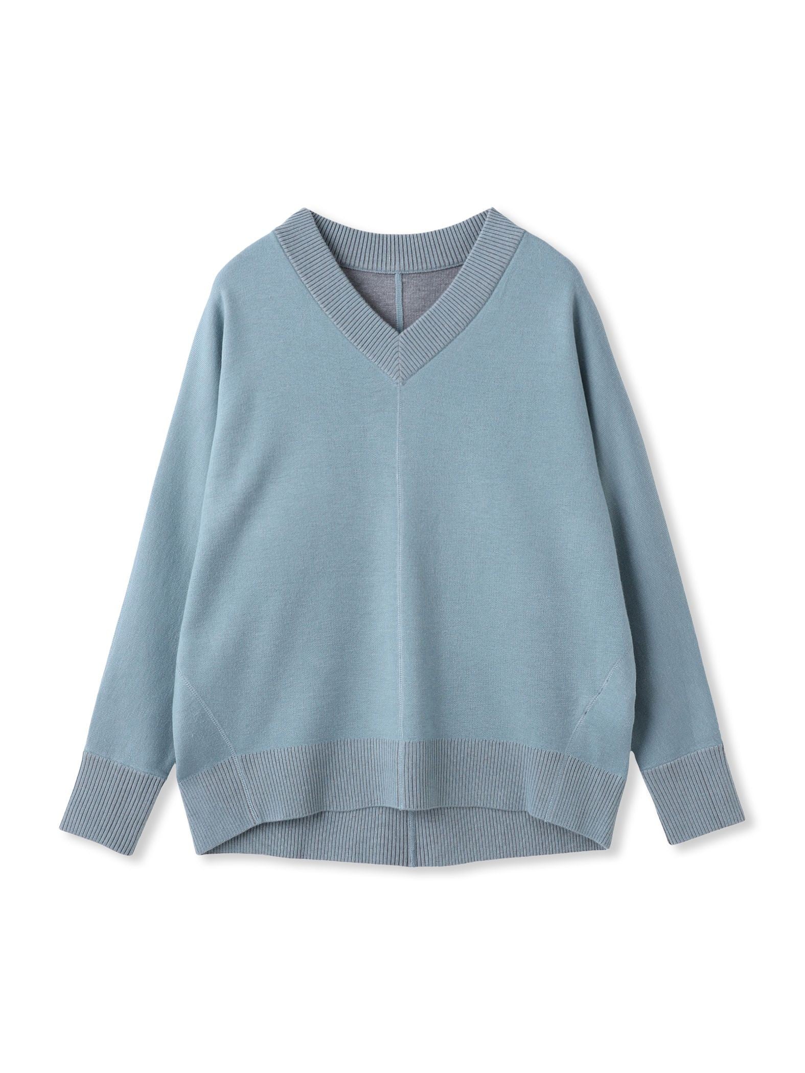 今日の気分で着回せるリバーシブルニット≪手洗い可能≫