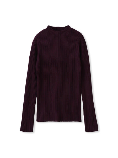 袖ボタンランダムリブニット≪手洗い可能≫