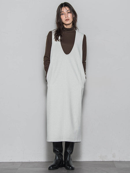 メランジリブタートルネックプルオーバー≪手洗い可能≫