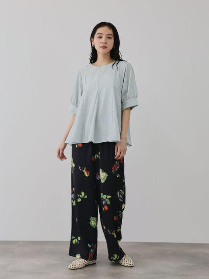 フルーツモチーフワイドパンツ