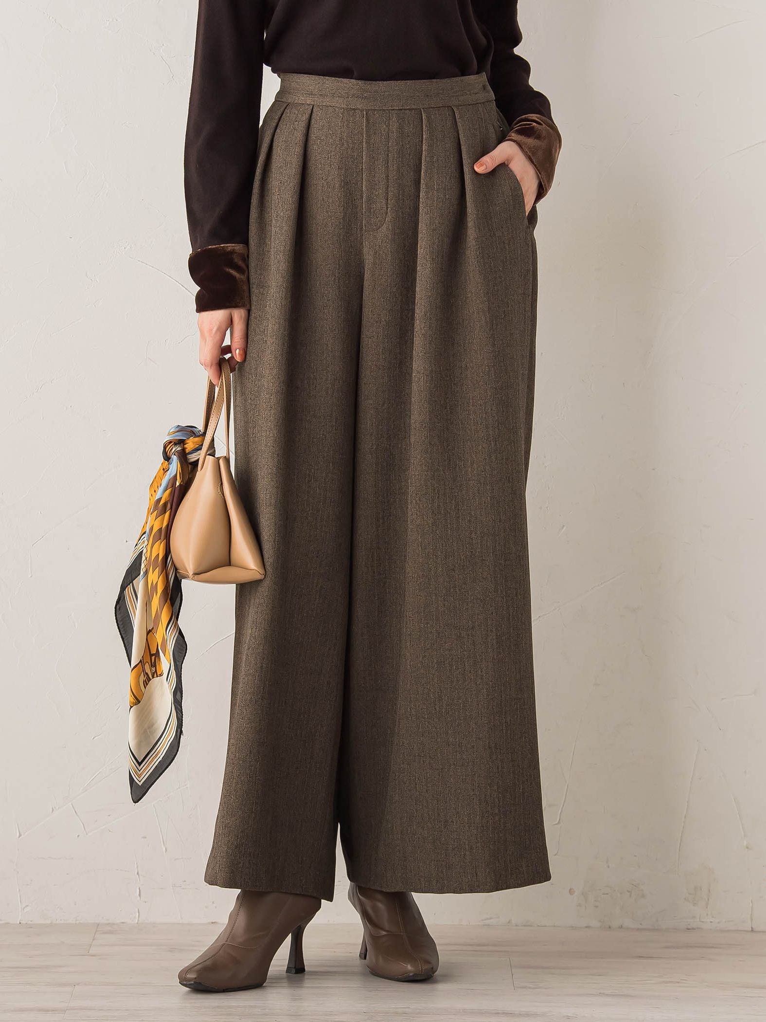 ツィードタックスカパン≪洗濯機で洗える≫