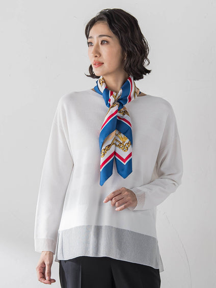 【大きいサイズ】レクサスガーターニット