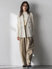 【えらべるSET UP】叶えるダブルブレストジャケット≪手洗い可能≫