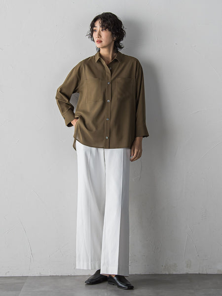 【大きいサイズ/受注会限定】シアーボイルシャツ