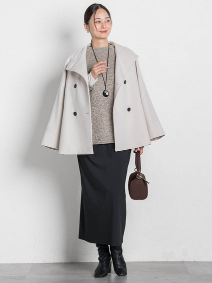プレミアムウールカシミヤショートコート
