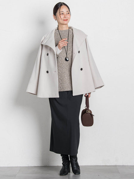 プレミアムウールカシミヤショートコート