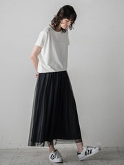 マシュマロポンチカットソー≪洗濯機で洗える≫