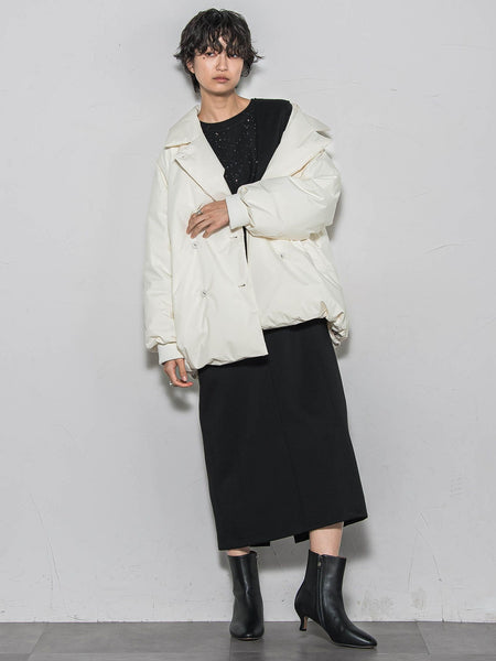 【ノンアイロン】-3kg見えIラインワンピース≪手洗い可能≫