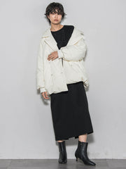 【ノンアイロン】-3kg見えIラインワンピース≪手洗い可能≫