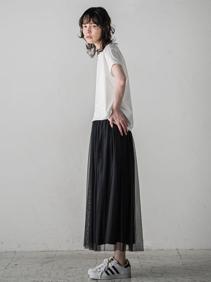 マシュマロポンチカットソー≪洗濯機で洗える≫