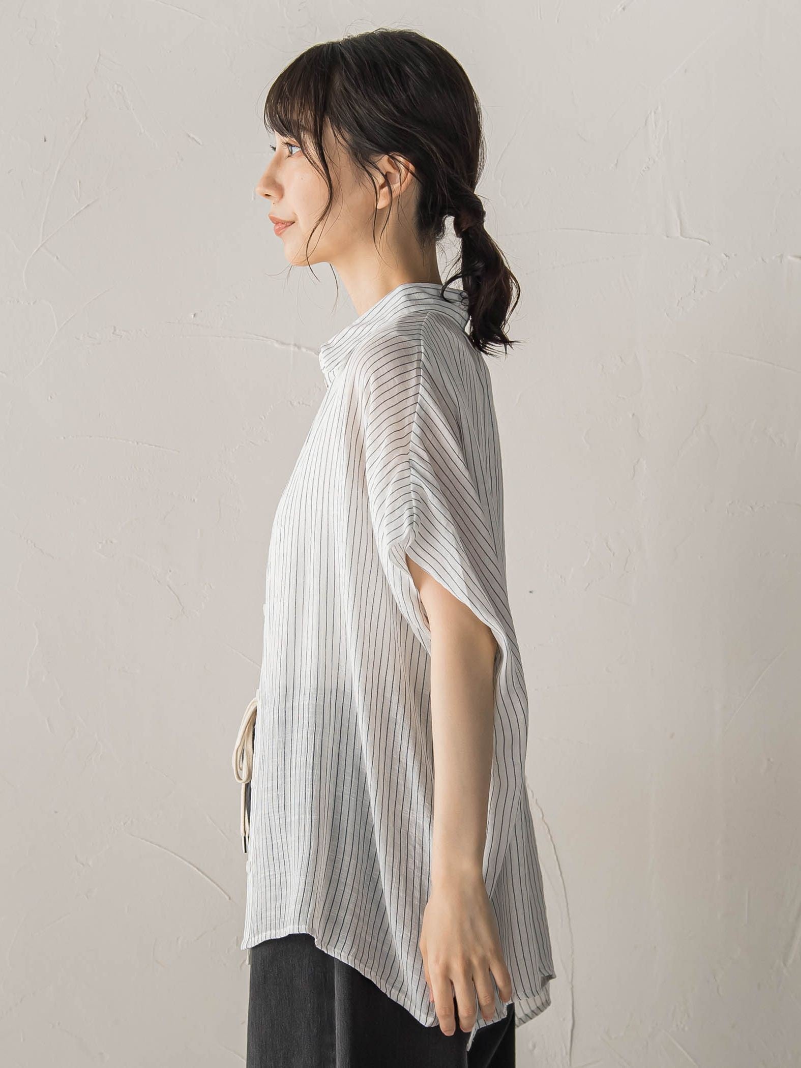 【WEB限定カラーあり】ドルマンブラウス+タンクSET