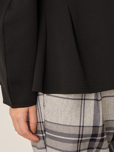 カットジョーゼットウエストタックブラウス≪手洗い可能≫