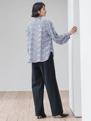 【大きいサイズ】くずしドットブラウス