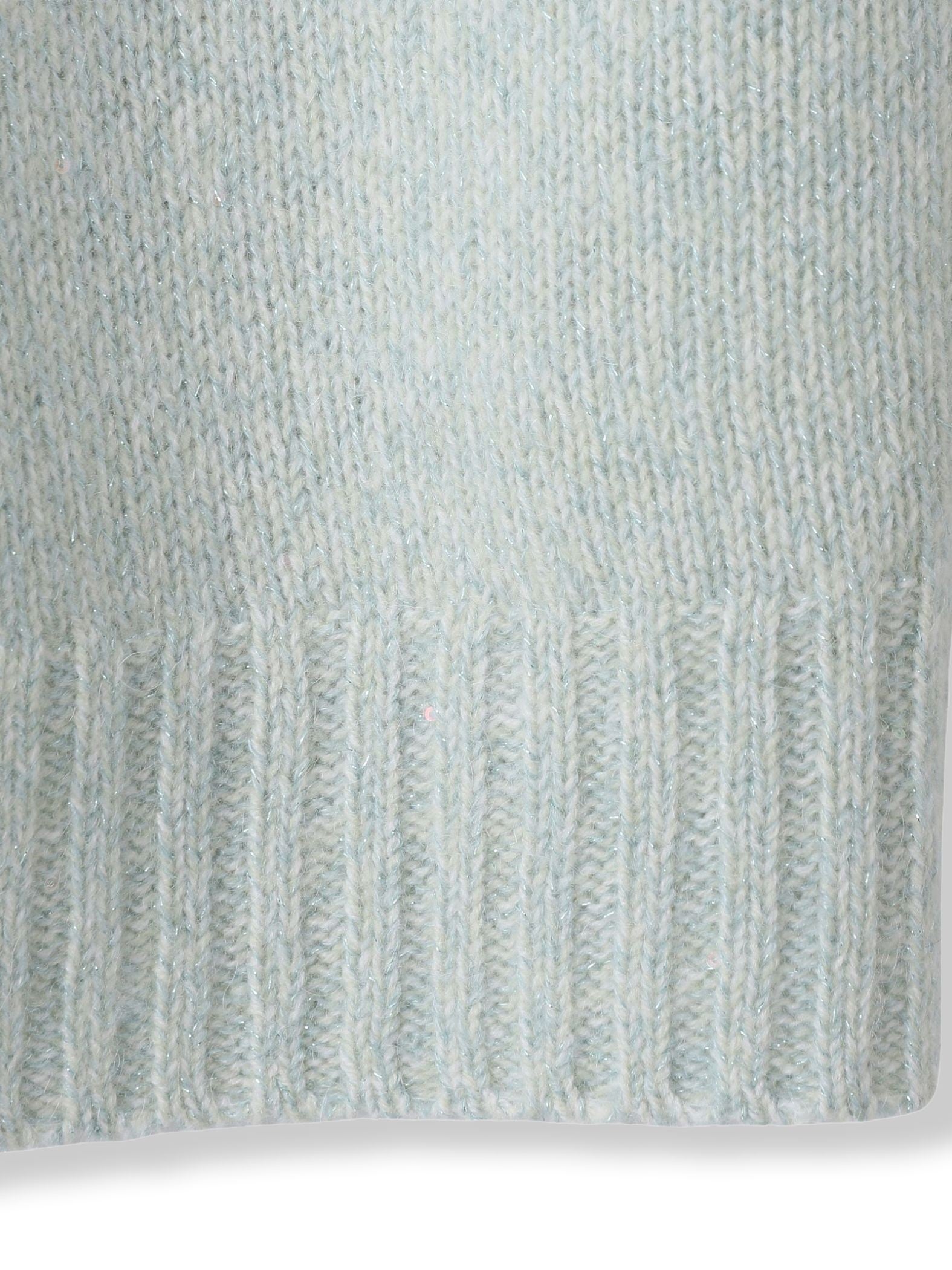 スパンコールラメVネックニット≪洗える≫