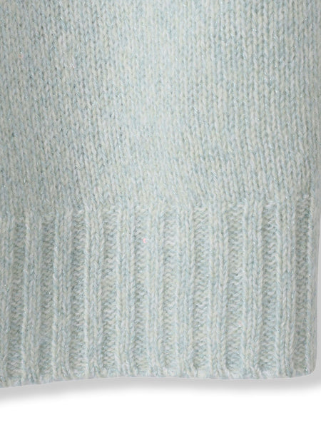 スパンコールラメVネックニット≪洗える≫