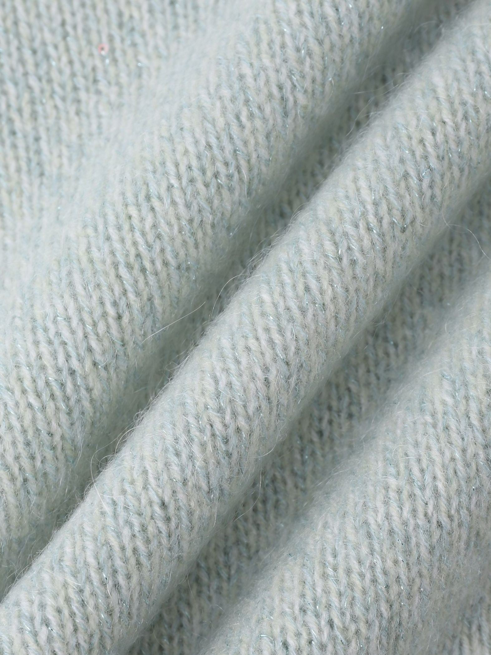 スパンコールラメVネックニット≪洗える≫