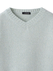 スパンコールラメVネックニット≪洗える≫