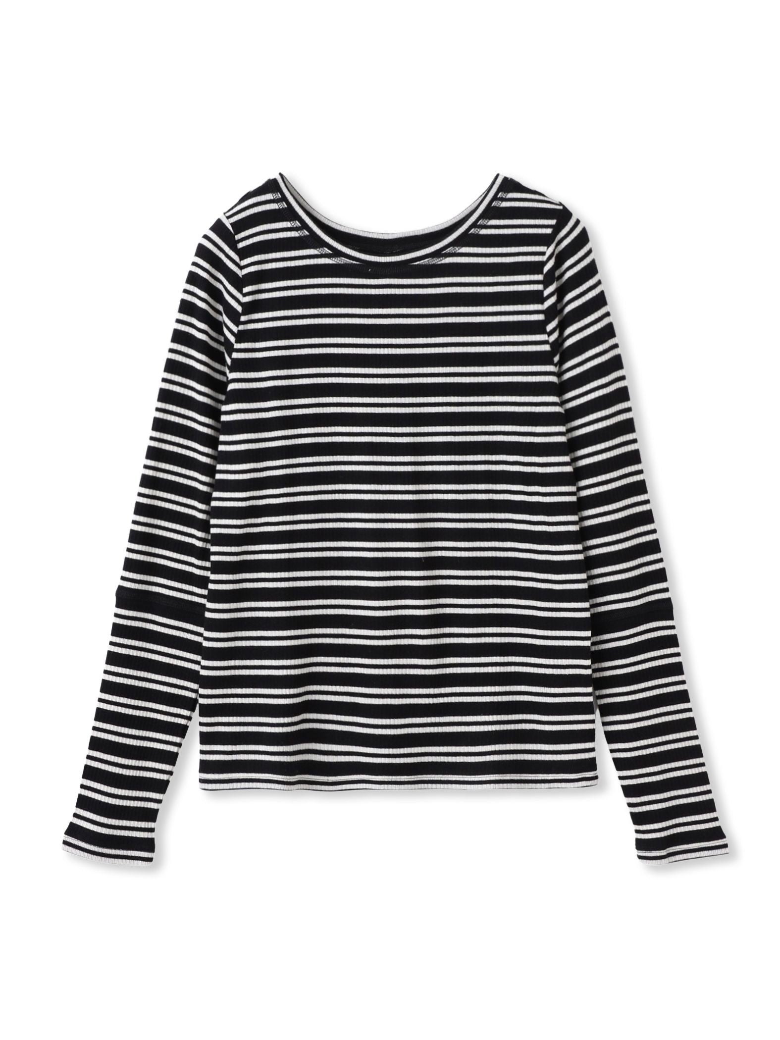 ”肌が喜ぶ”前後2WAYクルーネックロンT≪手洗い可能≫