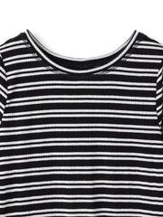 ”肌が喜ぶ”前後2WAYクルーネックロンT≪手洗い可能≫