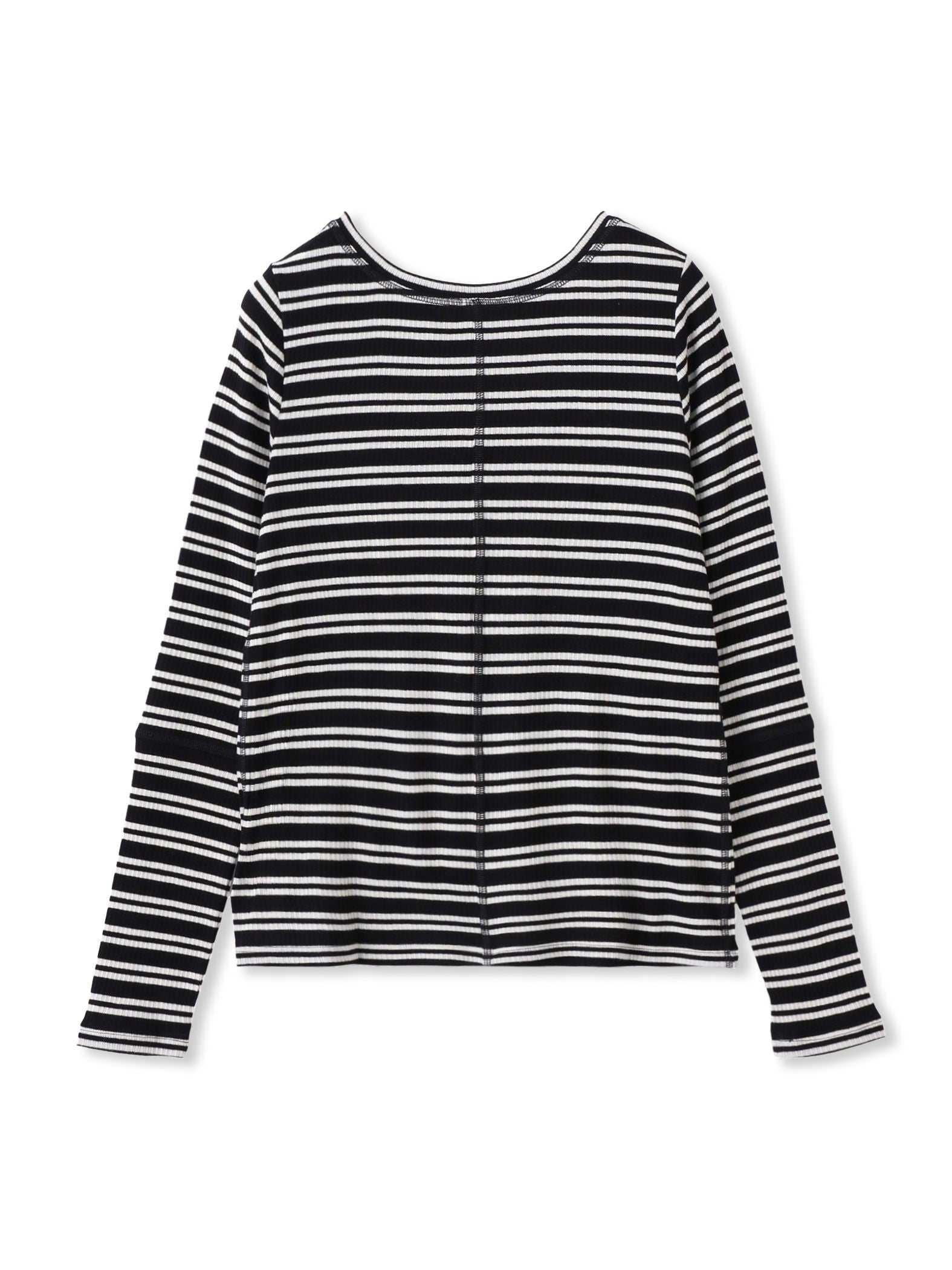 ”肌が喜ぶ”前後2WAYクルーネックロンT≪手洗い可能≫