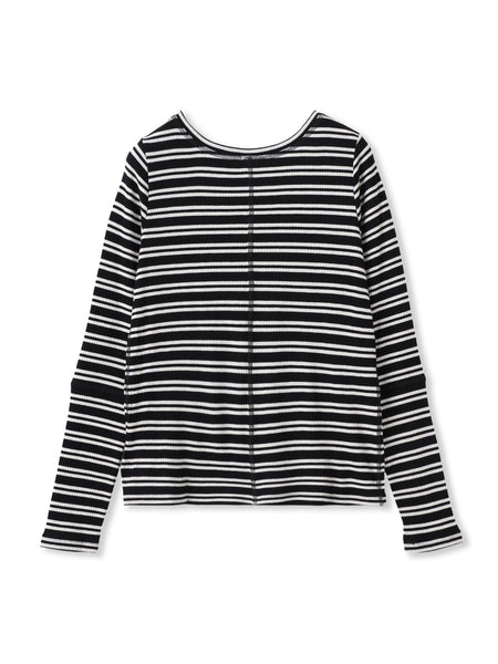 ”肌が喜ぶ”前後2WAYクルーネックロンT≪手洗い可能≫