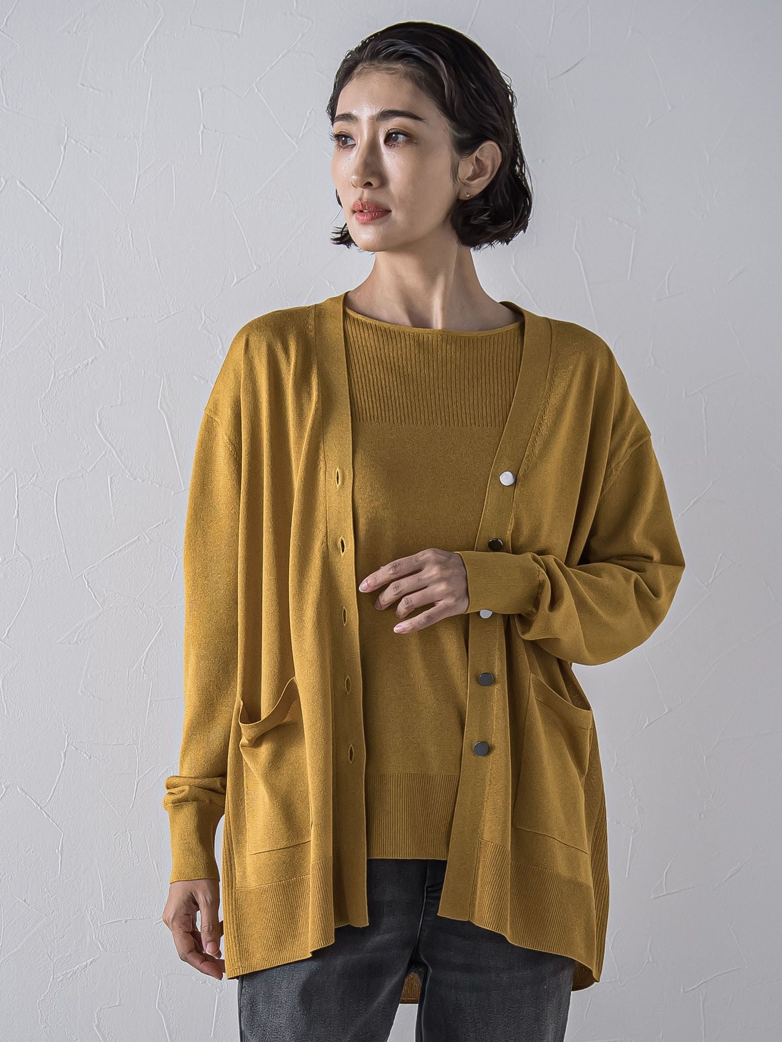 【極】SARIニットプルオーバー≪手洗い可能≫