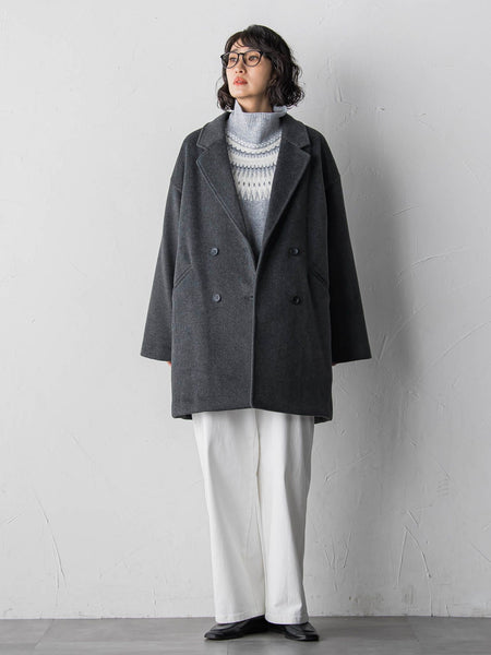 【biyori】ニットビーバーコート