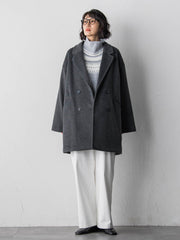 【biyori】ニットビーバーコート