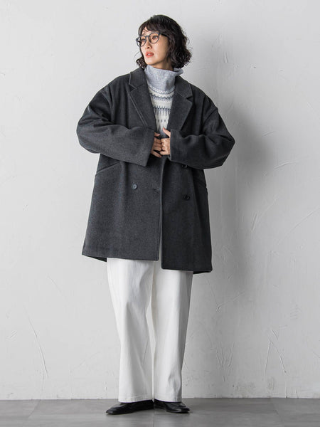 【biyori】ニットビーバーコート