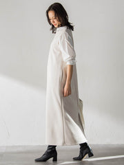 【WEB限定】フェイクスエードワンピース≪洗える≫