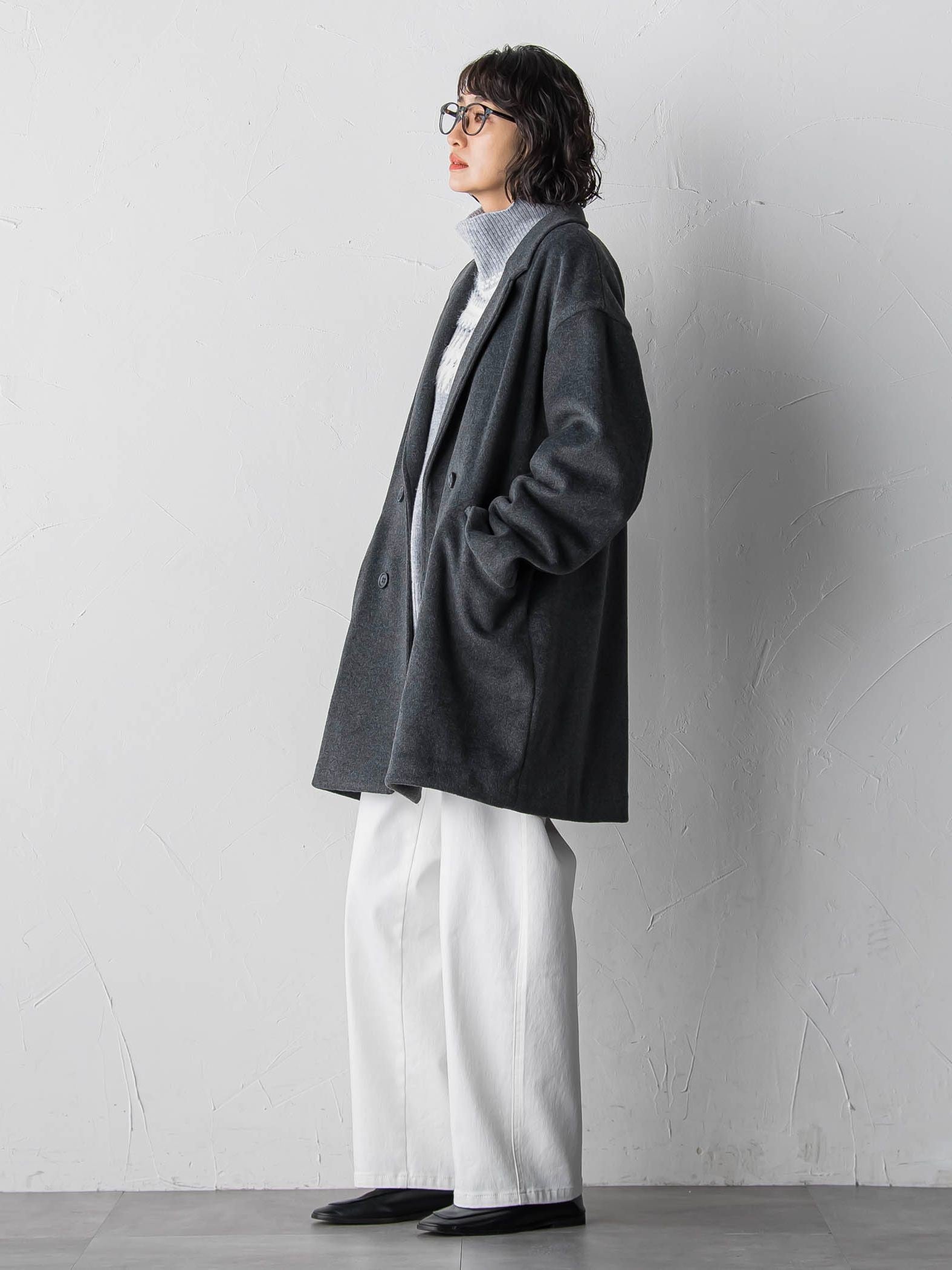 【biyori】ニットビーバーコート