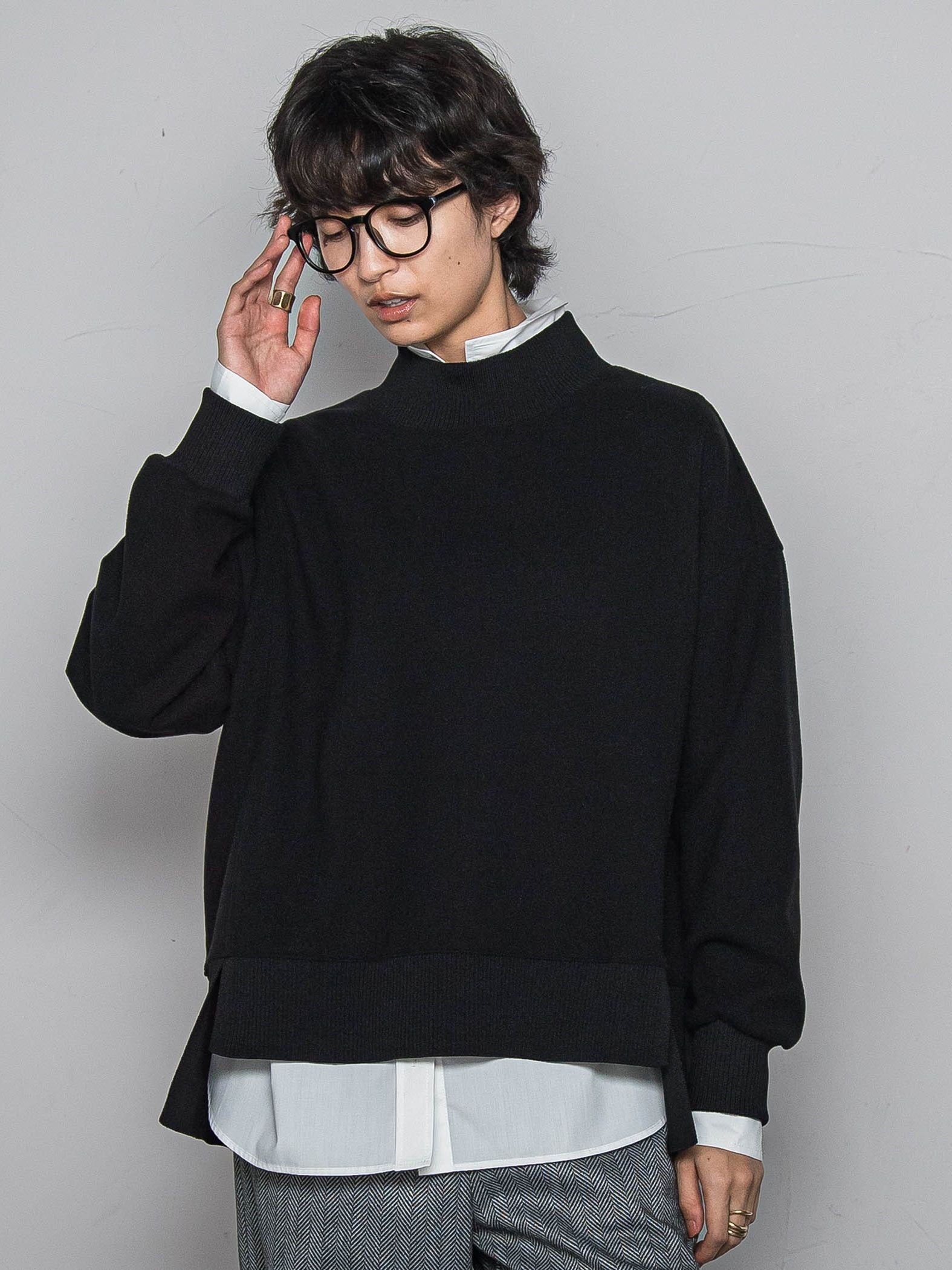 【楽・美・軽】ハイネックプルオーバー≪手洗い可能≫