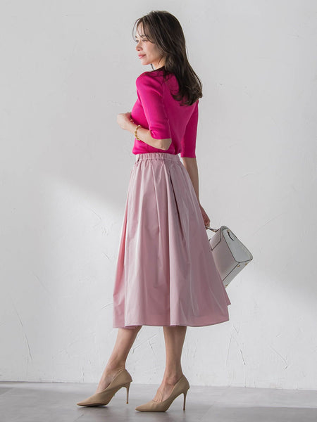 タフタフレアスカート