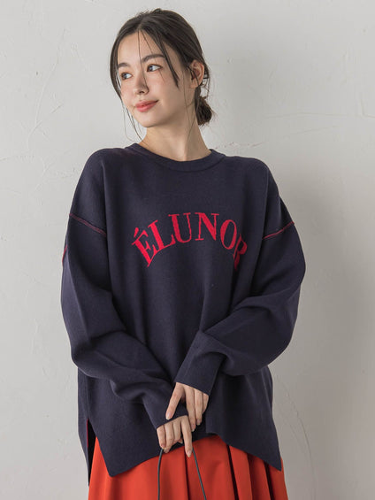 ロゴスウェットニット≪手洗い可能≫