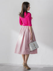 タフタフレアスカート