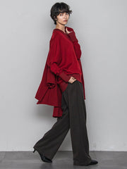 今日の気分で着回せるリバーシブルニット≪手洗い可能≫