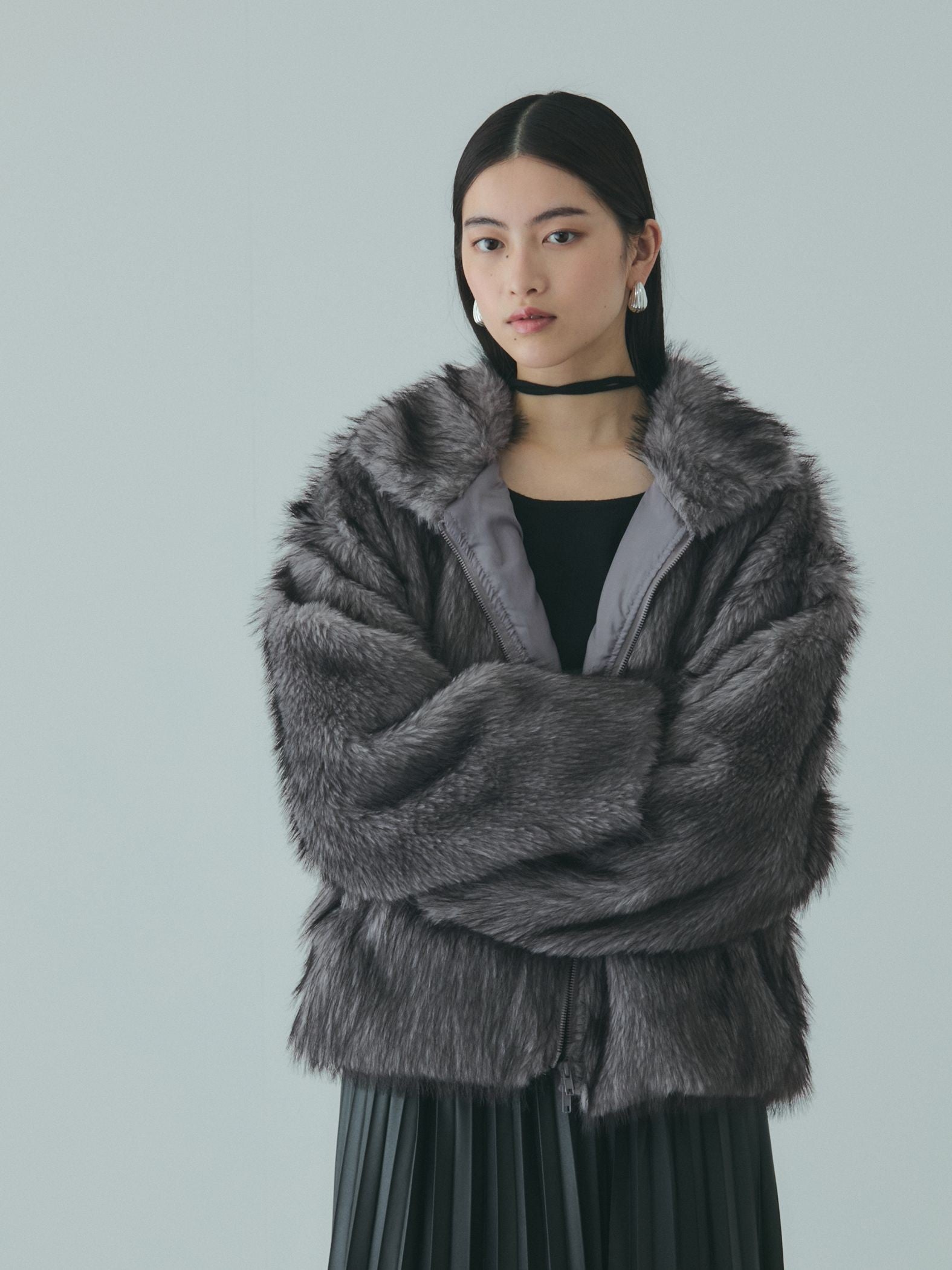 フェイクファージャケット