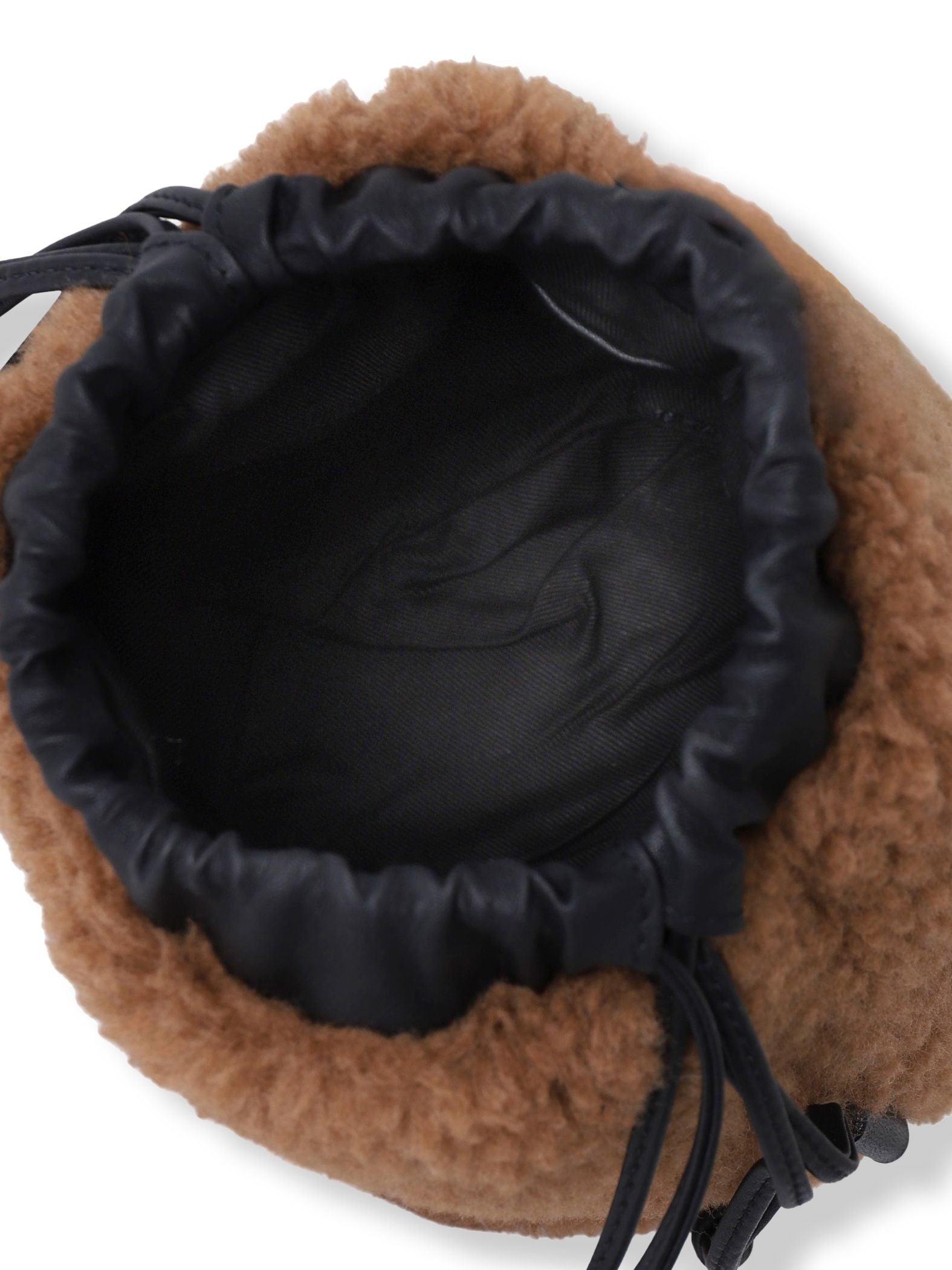 【WEB限定】【VIOLAd'ORO】ボア巾着ミニバッグ　ELMO / V-8925