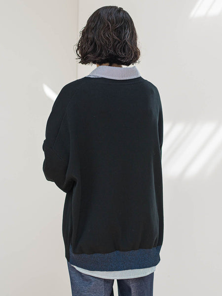 【WEB限定】”3コーデが叶う2点セット”ニット×シャツ≪手洗い可能≫