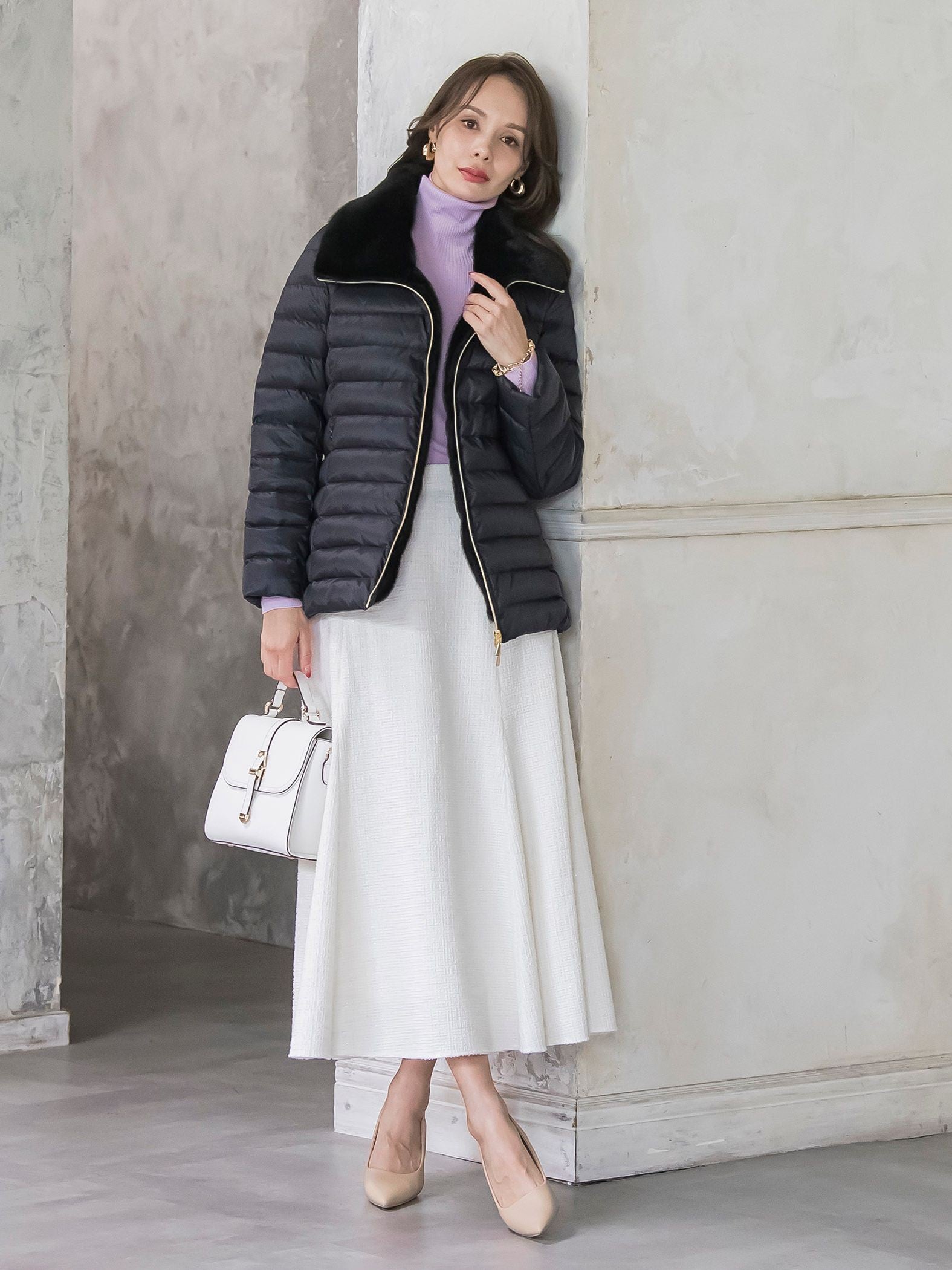 襟ファーダウン