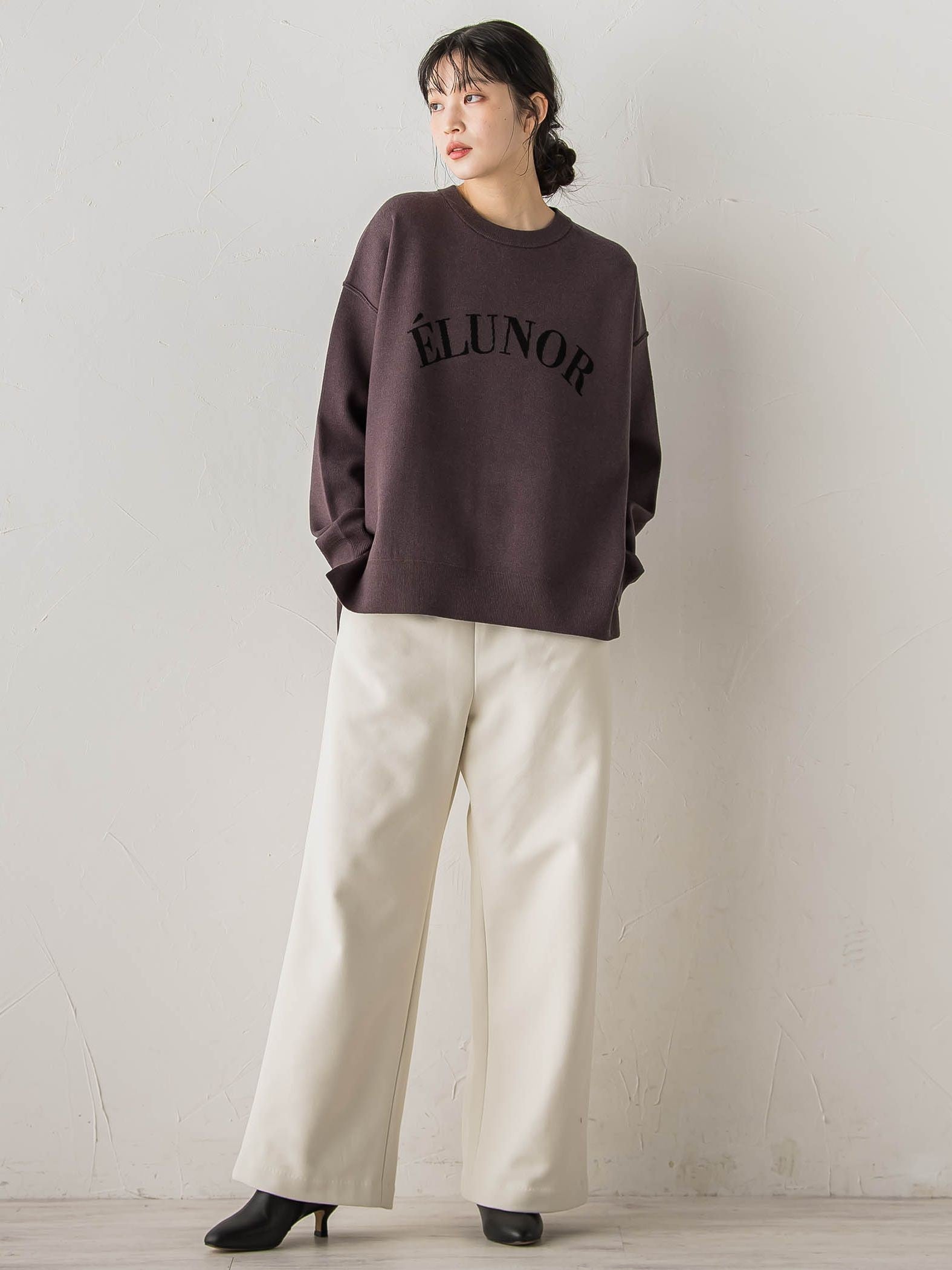 【新色追加】ロゴスウェットニット≪手洗い可能≫