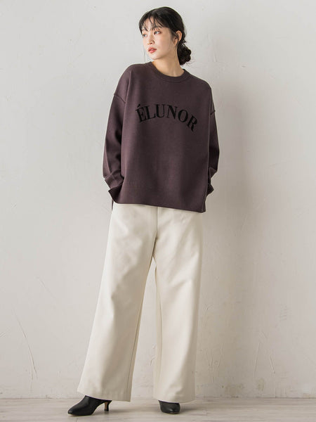 【新色追加】ロゴスウェットニット≪手洗い可能≫