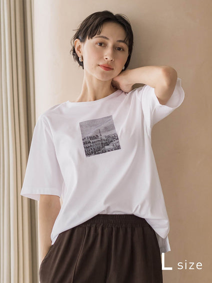 【大きいサイズ】刺繍Tシャツ