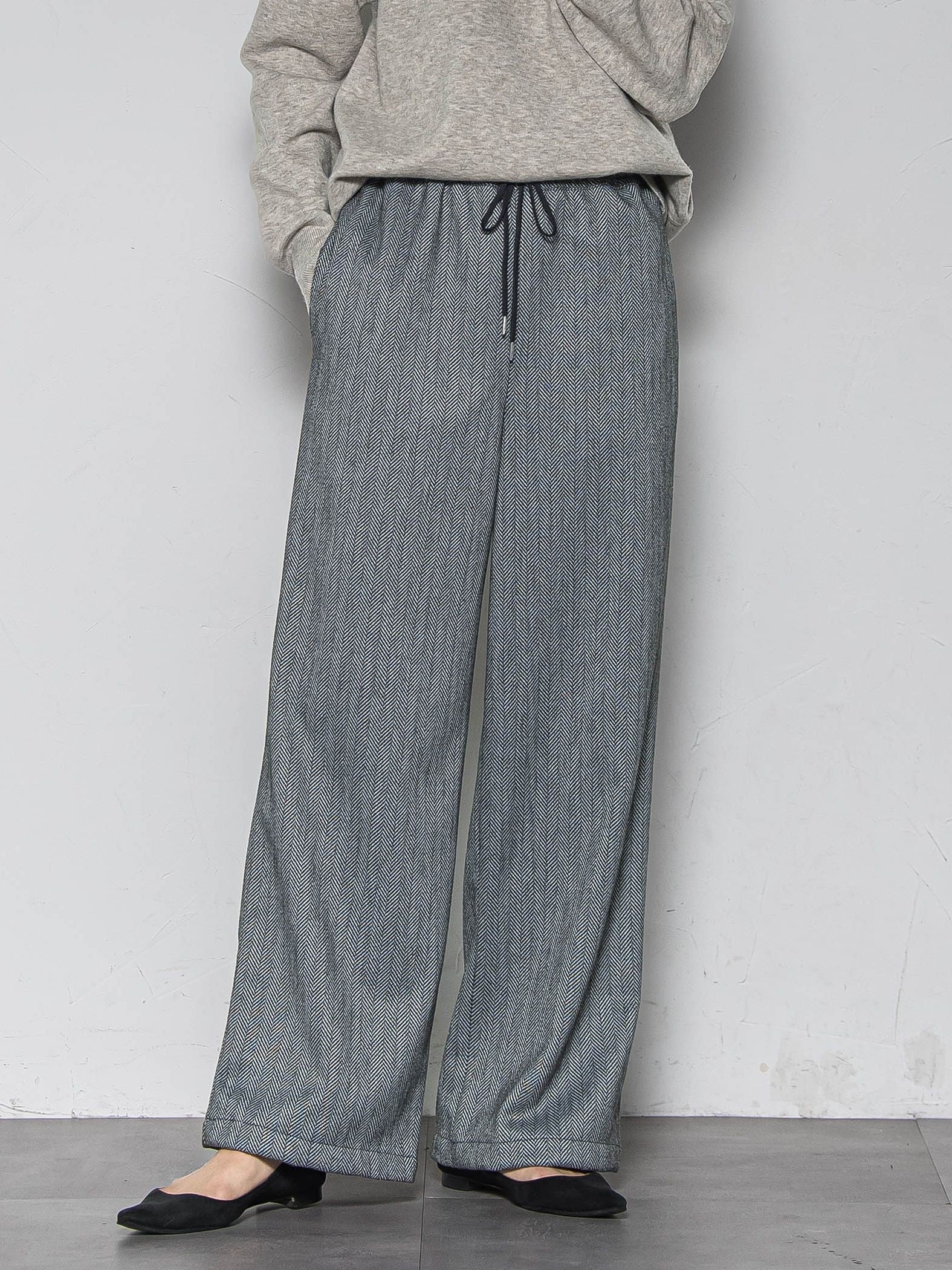 【楽・美・軽】イージーワイドパンツ≪手洗い可能≫