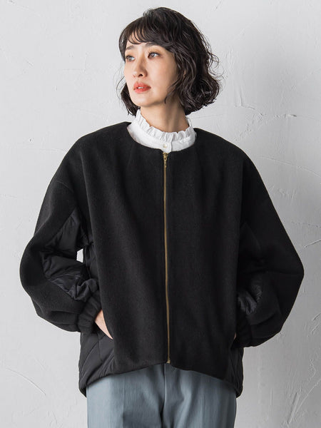 ネックフリルブラウス