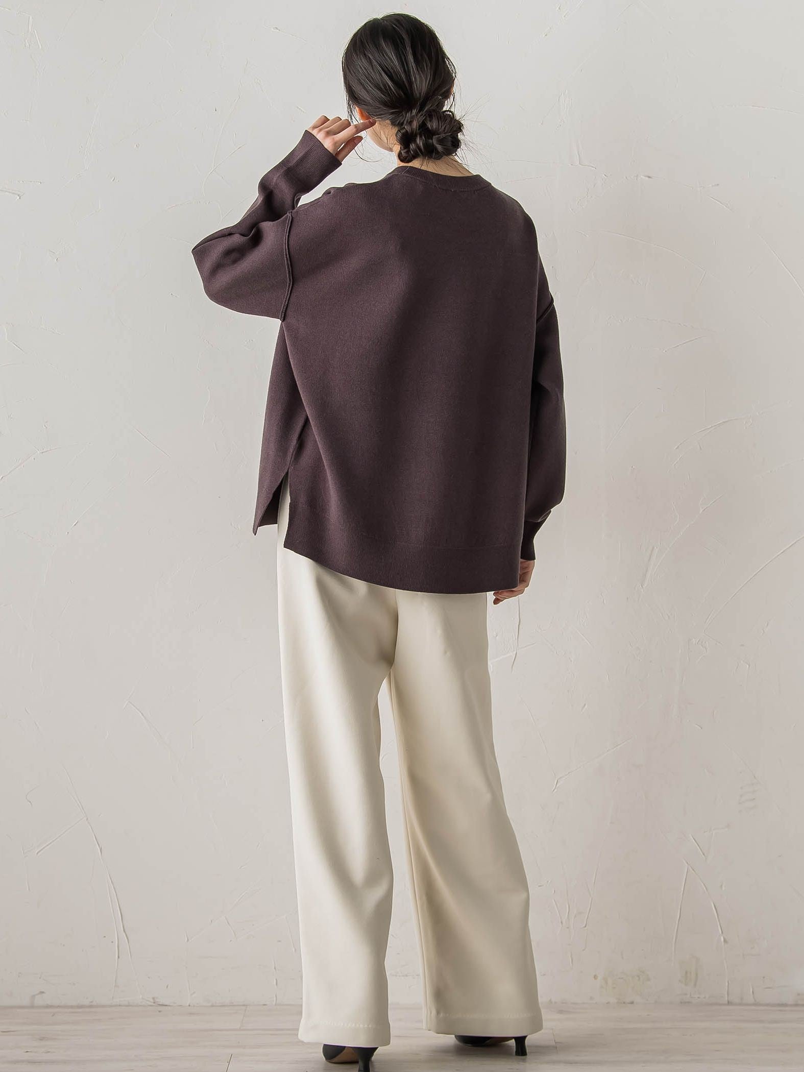 【新色追加】ロゴスウェットニット≪手洗い可能≫