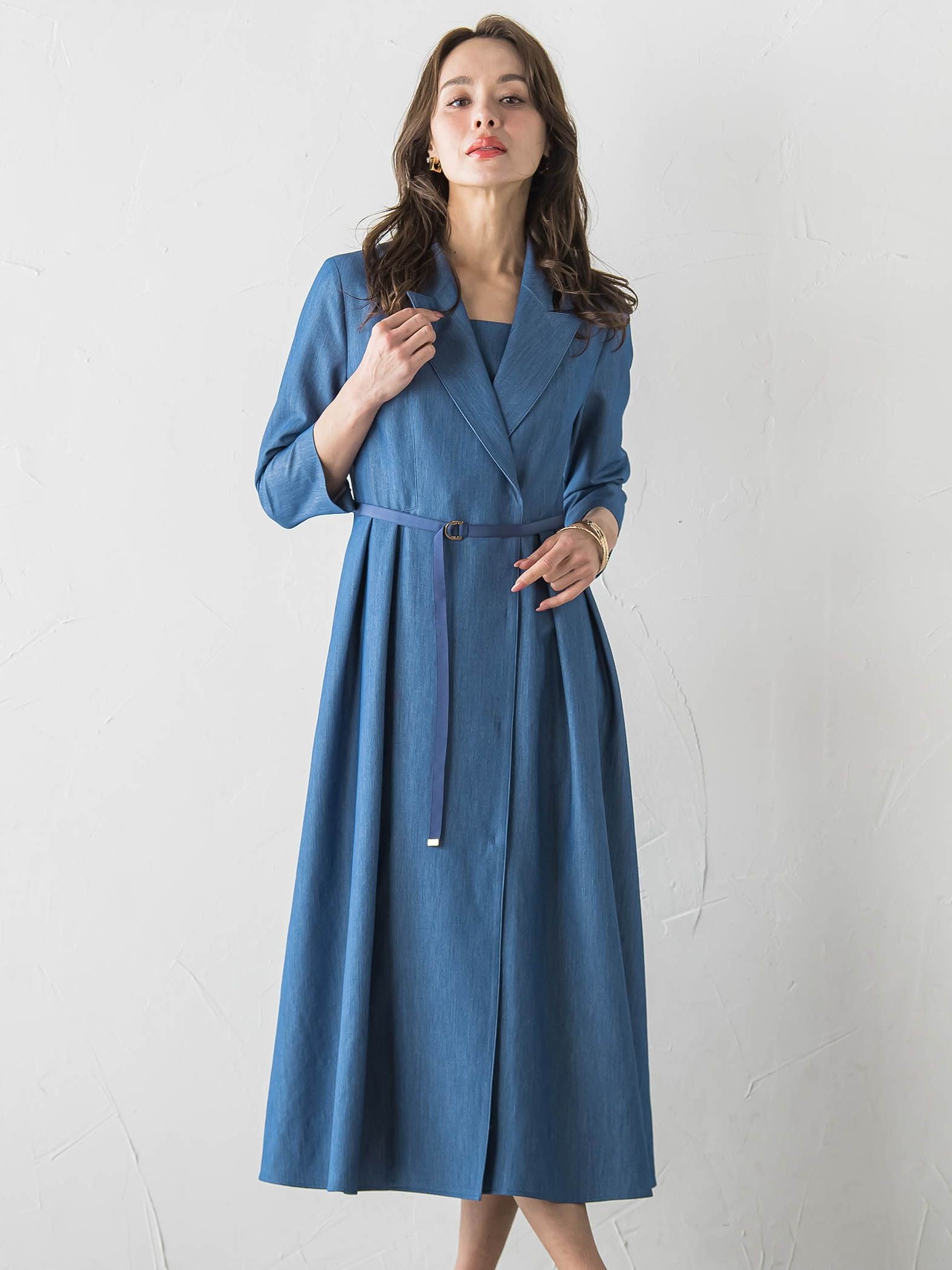 オーロララメデニムワンピース