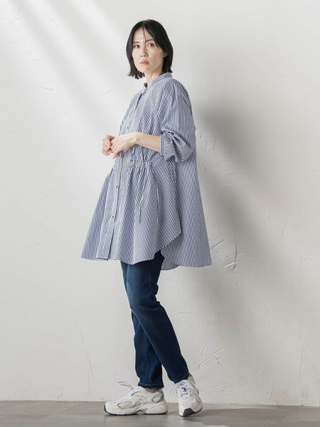 【WEB限定】ぐーんと伸びるデニムレギパン≪洗濯機で洗える≫