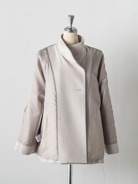 プレミアムウールカシミヤショートコート